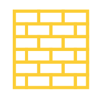 Icono de pared de ladrillos